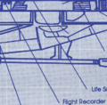Inset of an Origin Aerospace Scimitar blueprint showing the flight recorder.