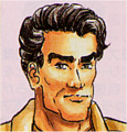 Michael Casey as seen in the Super Famicom Manual