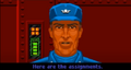 Peter Halcyon in Wing Commander for the SNES.
